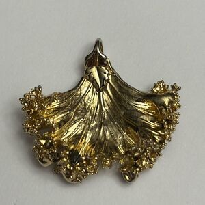 Gold 10K Dipped Kale Pendant